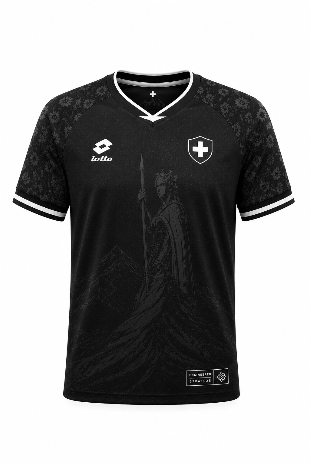 Schweiz National Team Away Kit – Schwarz