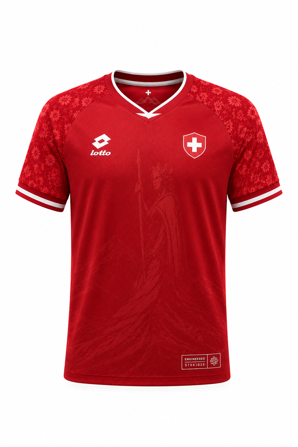 Schweiz National Team Home Kit – Rot